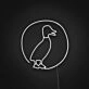 Duck Sign Neon Sign for Kids Rooms and Playful Spaces