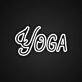 Yoga Neon Sign for Fitness and Wellness Spaces