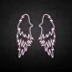 'wings' neon sign