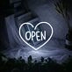 Open Neon Sign for Retail and Business Displays