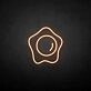 Egg yolk' neon sign