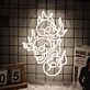 Skull Sign Neon Sign for Edgy and Bold Decor