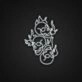 Skull Sign Neon Sign for Edgy and Bold Decor