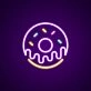Donut Neon Sign for Food Lovers and Kitchens