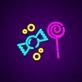 Candy Neon Sign for Playful and Fun Decor