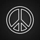 Peace Neon Sign for Zen and Peaceful Spaces