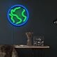 Earth Neon Sign for Nature and Earth Themed Decor