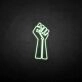 Fighting' neon sign