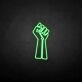 Fighting' neon sign