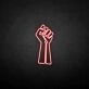 Fighting' neon sign