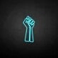Fighting' neon sign