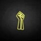 Fighting' neon sign