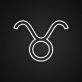Taurus Neon Sign for Horoscope Enthusiasts