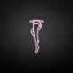 Thigh' neon sign