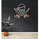 Pirate Neon Sign for Nautical Themes