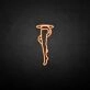 Thigh' neon sign