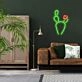 Cactus Neon Sign for Desert Themes