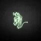 Zebra' neon sign