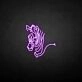 Zebra' neon sign
