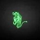 Zebra' neon sign