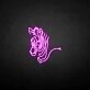 Zebra' neon sign