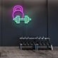 Weights Neon Sign for Gyms