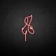 'Note' neon sign