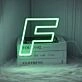 Letter F Neon Sign for Custom Names