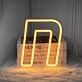 Letter N Neon Sign for Personalized Spaces