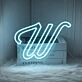 Letter W Neon Sign for Custom Names
