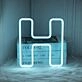 Letter H Neon Sign for Personalized Decor