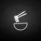 'Noodles' neon sign
