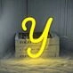 Letter Y Neon Sign for Personalized Spaces