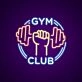 Gym Club Neon Sign for Fitness Centers