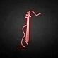 'Violoncello' neon sign