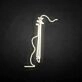 'Violoncello' neon sign