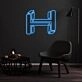 H Custom Neon Sign V2 for Personalized Decor