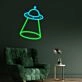 Alien Ufos Neon Sign for Sci-Fi Fans