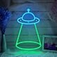 Alien Ufos Neon Sign for Sci-Fi Fans