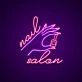 Nail Salon Neon Sign for Beauty Salons