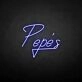 'Pepe' neon sign