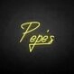 'Pepe' neon sign