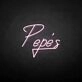 'Pepe' neon sign