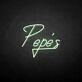 'Pepe' neon sign