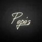 'Pepe' neon sign