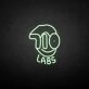 LABS' neon sign