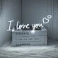 I Love You Neon Sign Express your love with this charming sign