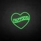 'Tattoos' neon sign