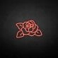 ROSE' neon sign