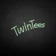 Twintees' neon sign